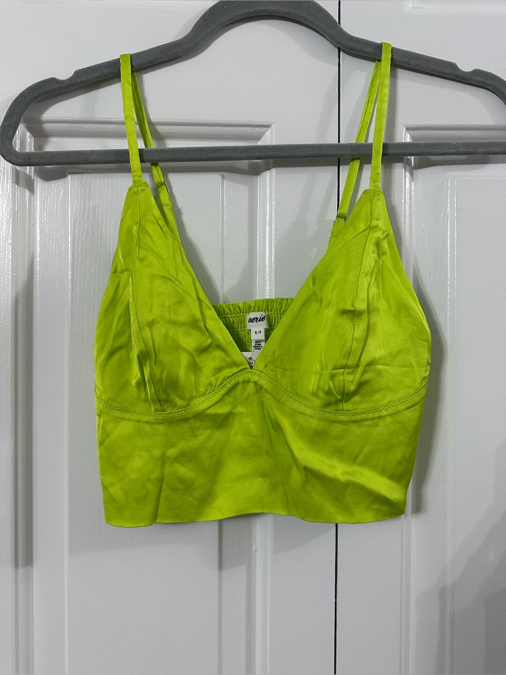 Aerie Neon Lime Bralette Top  Lime
